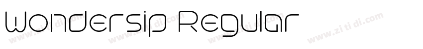 Wondersip Regular字体转换 Wondersip Regular字体转换
